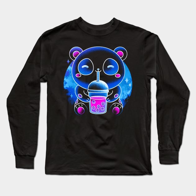 Panda Boba Tea Soul Long Sleeve T-Shirt by Donnie